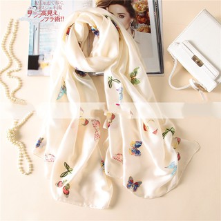 KHĂN CHOÀNG CỔ LỤA THỜI TRANG CAO Cấp 16