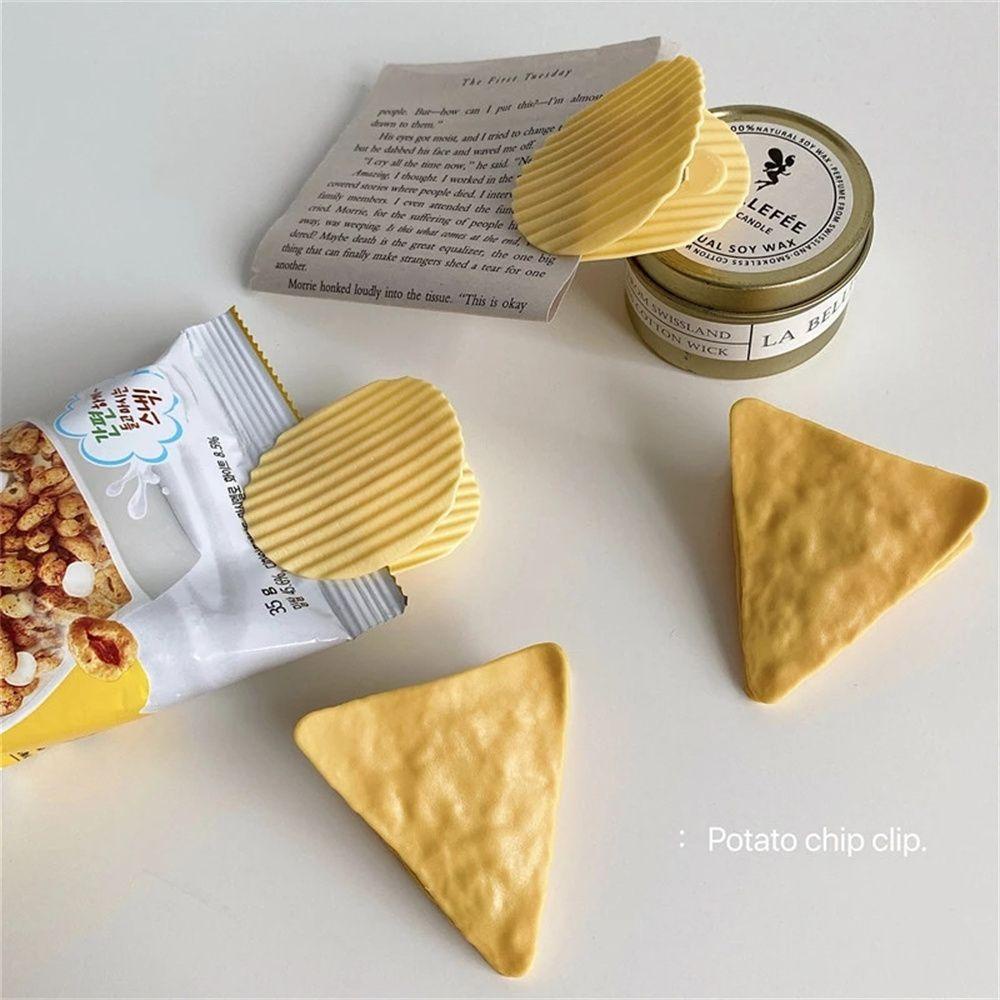 LANSEL Dụng Cụ Kẹp Miệng Túi Thực Phẩm Hình Gói Khoai Tây