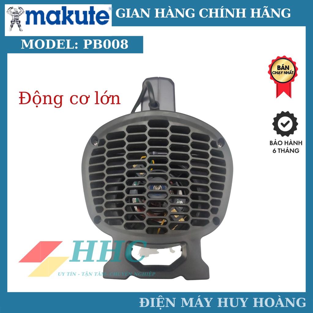 Máy thổi lá cây - Thổi bụi công nghiệp công suất 3800W dùng điện Makute PB008