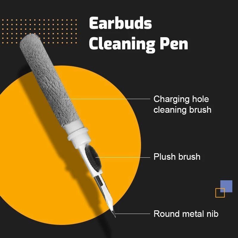 Bộ Dụng Cụ Vệ Sinh Tai Nghe Kèm Cọ Vệ Sinh Dành Cho Airpods / JBL / xiaomi / Baseus /realme /Samsung SIGO
