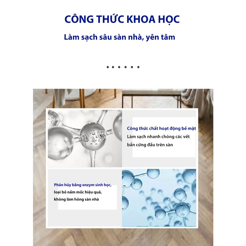 Gói 30 Miếng Giấy Cô Đặc Nước Lau Sàn Hòa Tan