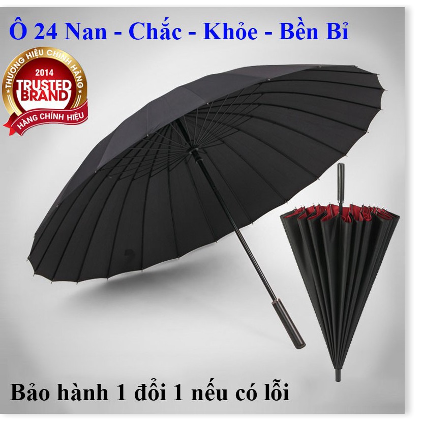 Ô Dù, Dù Che Mưa Ô Đi Mưa Loại Lớn 24 nan kép, cứng cáp, thép chống gỉ - SALE LỚN ĐÓN HÈ - PHÂN PHỐI TOÀN QUỐC SCG 24