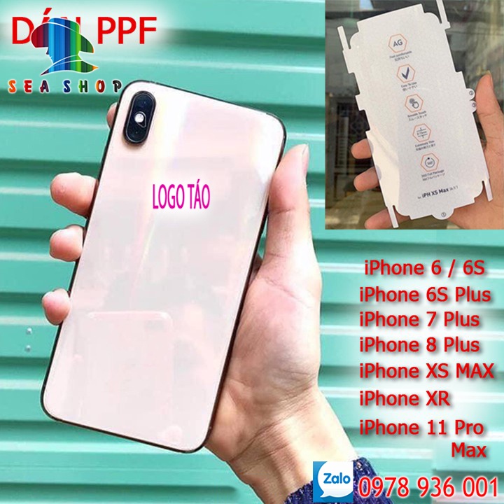Dán PPF iPhone 7 SẮC - CHỐNG VỠ - iPhone 6S, 6 Plus, 7 Plus, 8 Plus, XS Max, XR, 11 Pro Max, 12 Pro Max...