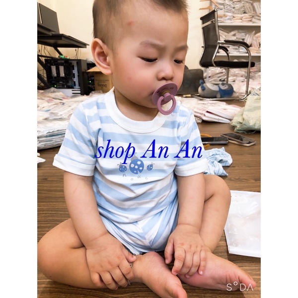 NOUS Bộ cộc cài vai Petit xanh bạc hà(ảnh thật)