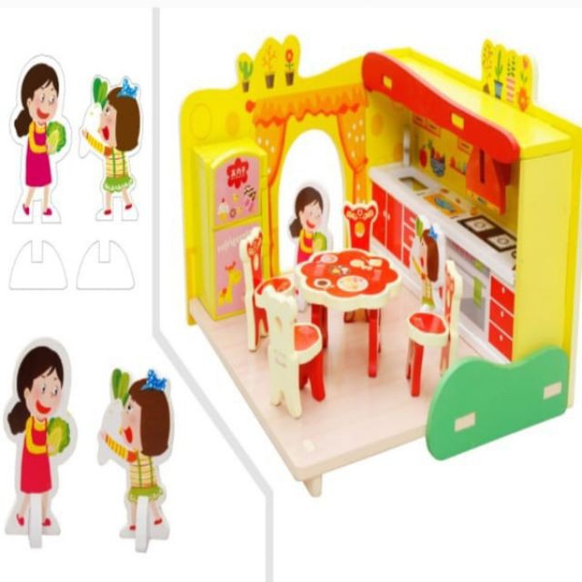 [Giá sỉ] Nhà Búp bê 3D