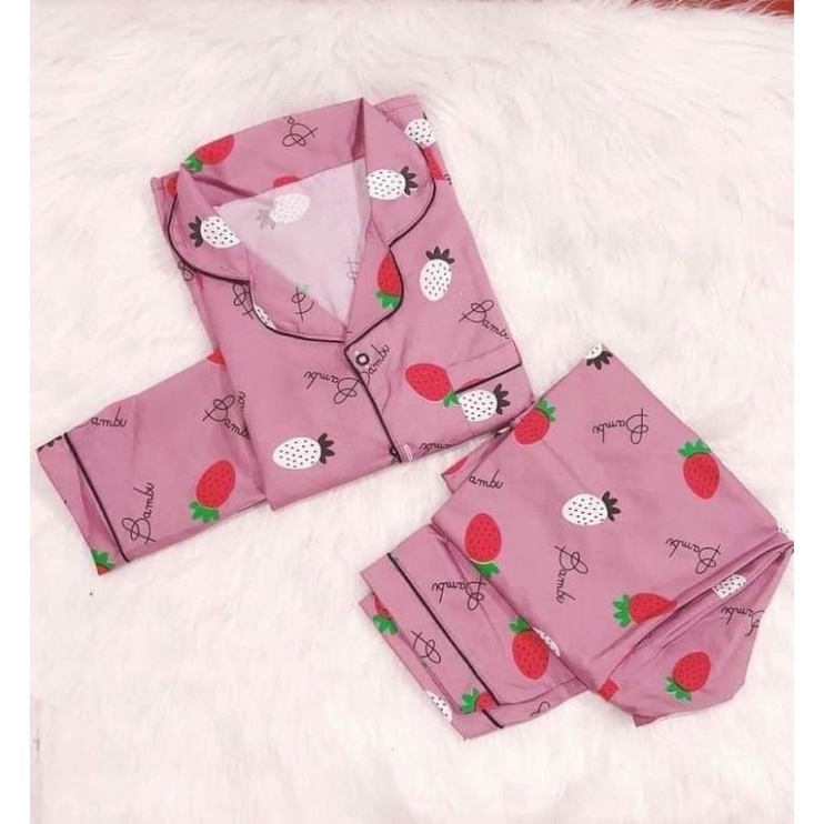 Bộ Pyjama cổ sen tay dài thu đông chất liệu Kate Thái cao cấp, hàng loại 1 mềm mại,, không xù nhiều mẫu FREESIZE