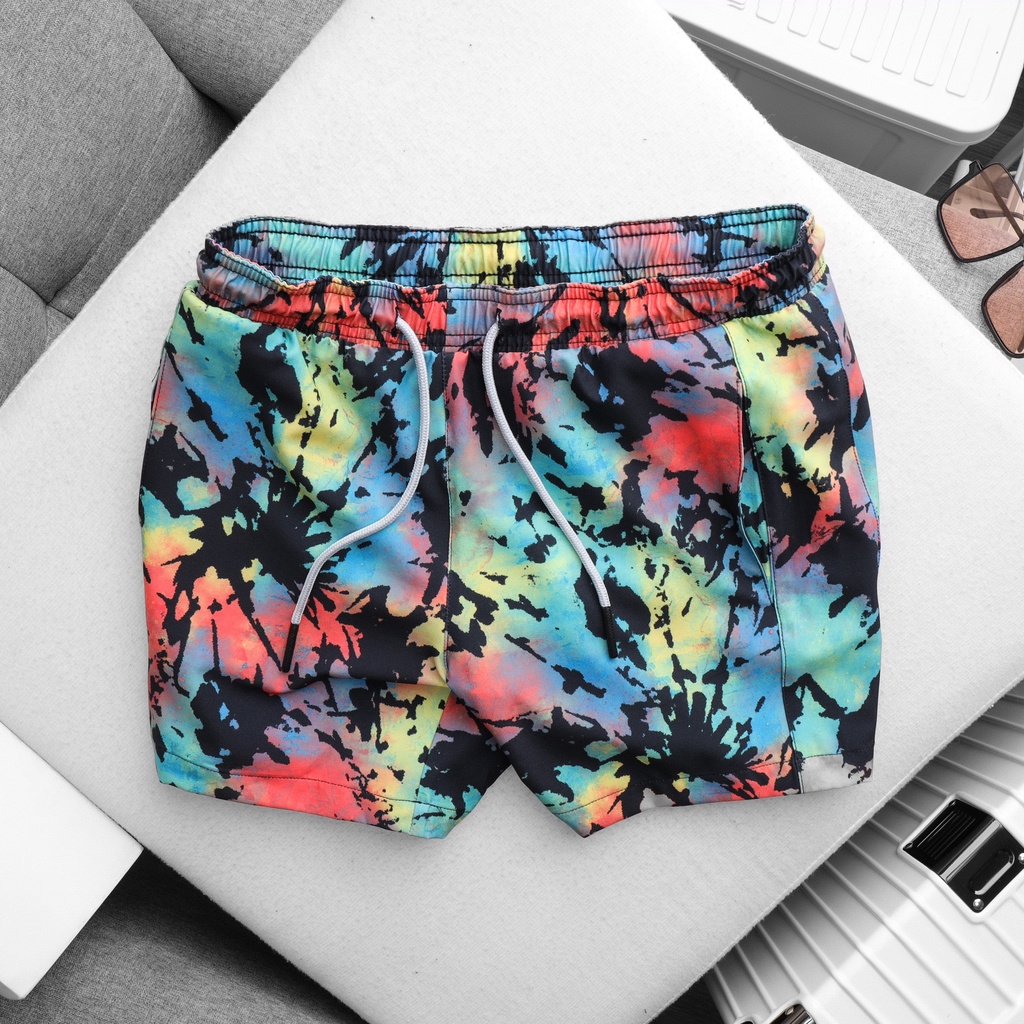 [12 MÀU] Quần short đi biển/ quần bơi 2 lớp form trên gối, lên ảnh bao đẹp 8975