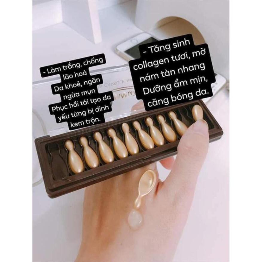 Viên Collagen Tươi Ammud Multi Vita Ampoule Hàn Quốc Vỉ 12 Viên