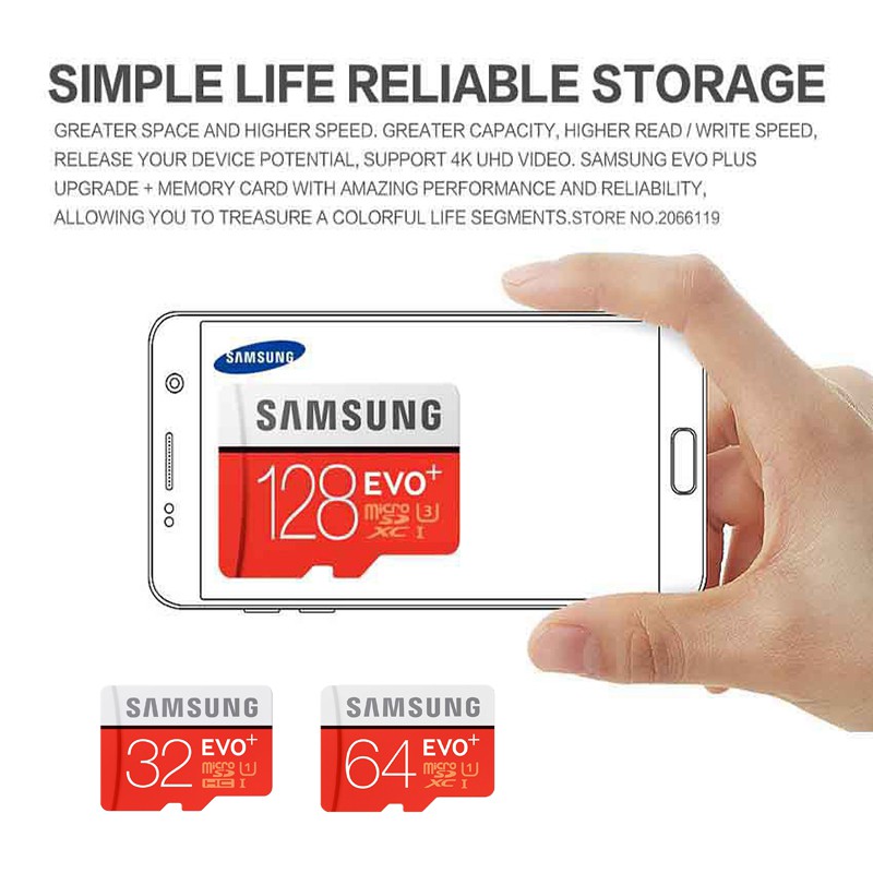 Thẻ nhớ samsung 32gb / 64gb / 128gb / 256gb tốc độ cao | BigBuy360 - bigbuy360.vn