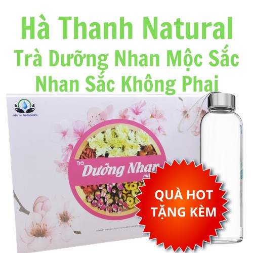 [TRÀ DƯỠNG NHAN TẶNG KÈM BÌNH- HÀ THANH NATURAL] hỗ trợ chăm sóc da, cân bằng nội tiết tố, làm đẹp da, tóc, móng tay