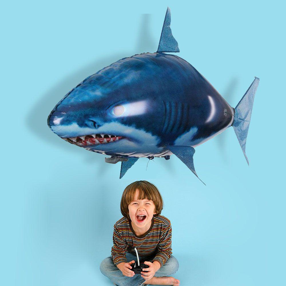 Bong Bóng Helium Hình Cá Mập Điều Khiển Từ Xa Độc Đáo
