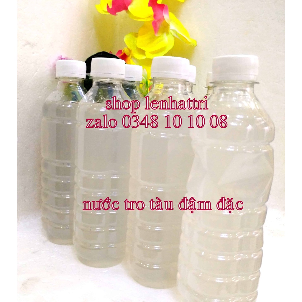 Nước tro tàu làm bánh làm mì sợi sương sáo 450ml