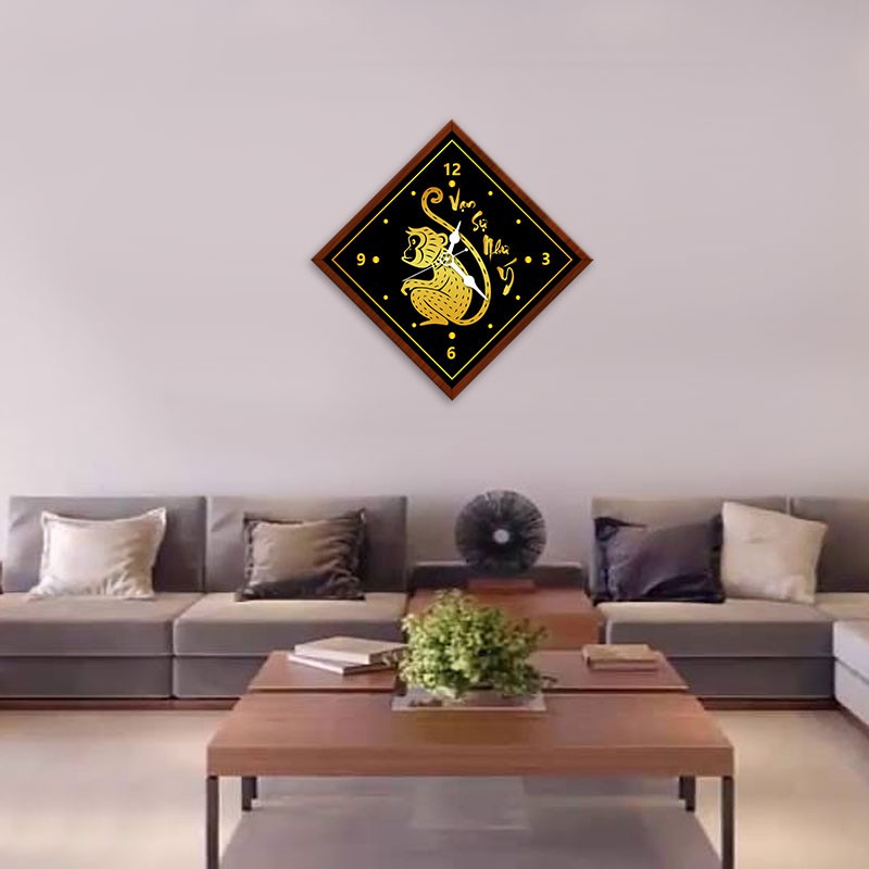 Đồng hồ treo tường 12 con giáp "Thân - tuổi khỉ" D037