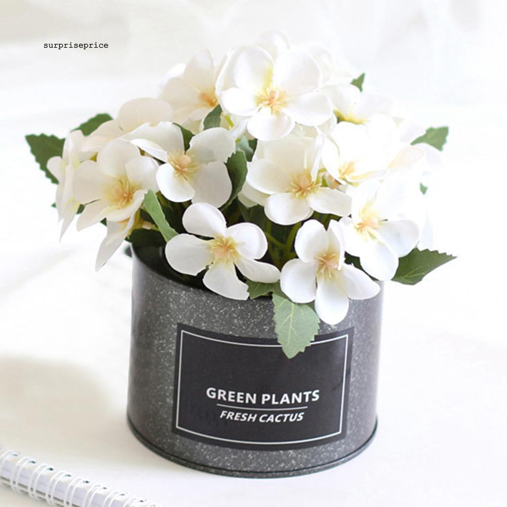 Bội chậu hoa thu hải đường nhân tạo dùng trang trí