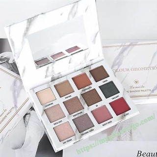 Bảng Phấn Mắt Cao Cấp Stereoscopic12 Deluxe Eyeshadow Lamela Bảng Vuông