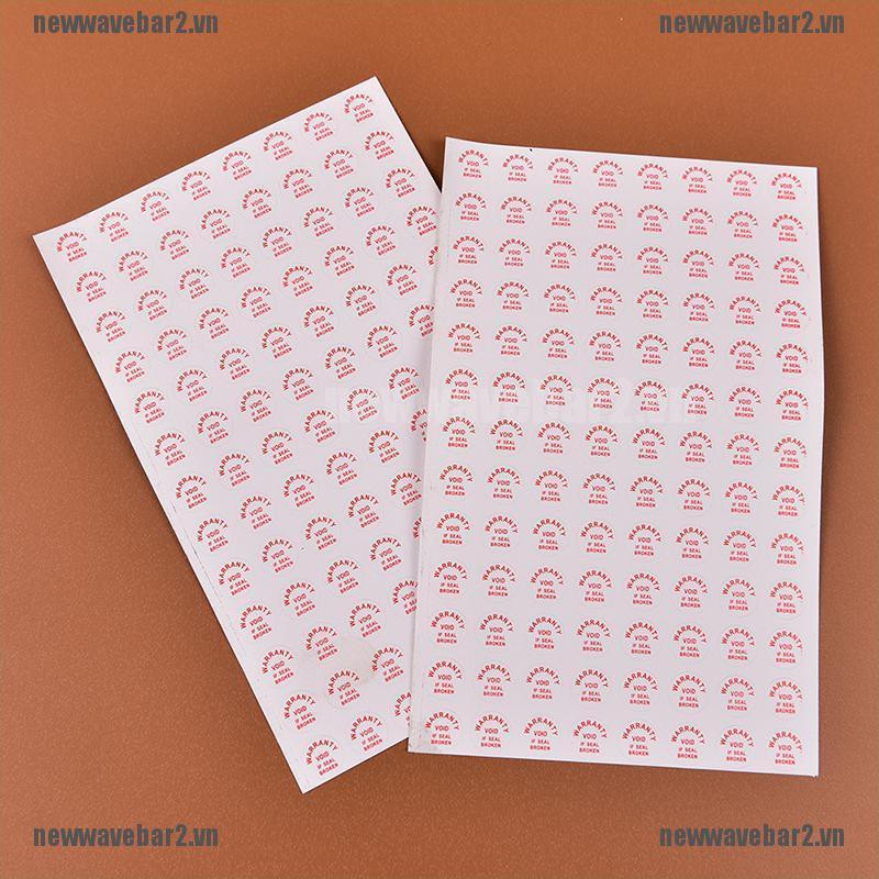 Bộ 2 Tờ / 208 Niêm Phong Cảnh Báo An Toàn