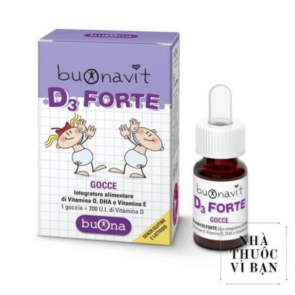 Buonavit D3 Forte - Bổ sung D3 và DHA công thức hoàn toàn mới