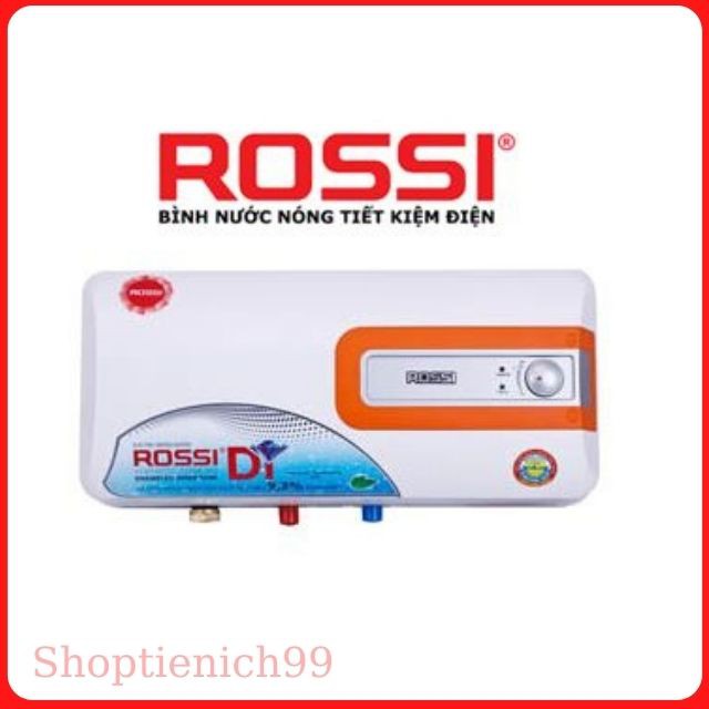 Bình Nóng Lạnh Rossi Ngang R15Di-R20Di-R30Di Tráng Kim Cương Nhân Tạo Siêu Bền Chính Hãng Giá Rẻ Tại Hà Nội.