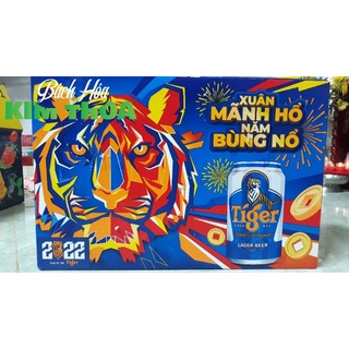 [TIGER XUÂN] Thùng 24 lon bia TIGER 330ml
