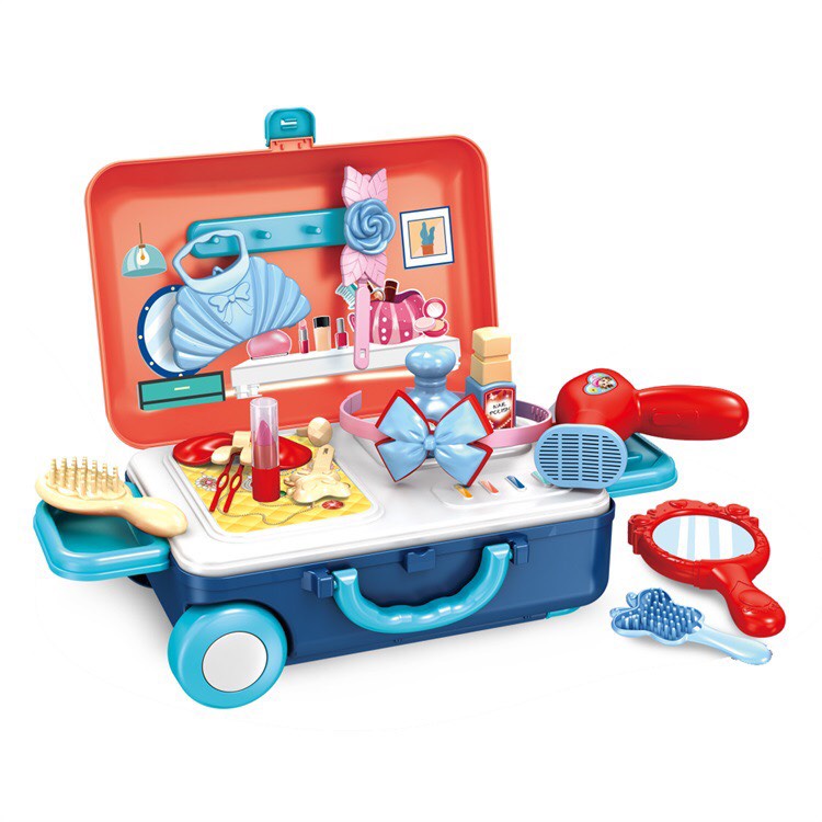 Vali kéo hướng nghiệp cao cấp - đồ chơi vali đầu bếp, vali trang điểm, bác sĩ, thợ sửa chữa - Smart Baby