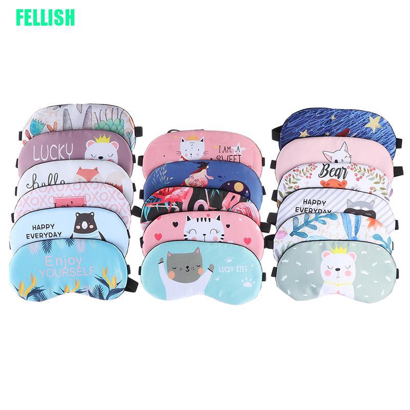 Mặt nạ bịt mắt chất liệu cotton hỗ trợ giấc ngủ tiện dụng