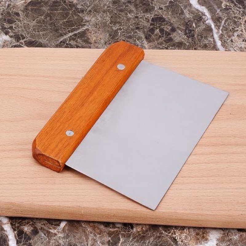 Dao cắt bột inox cán gỗ