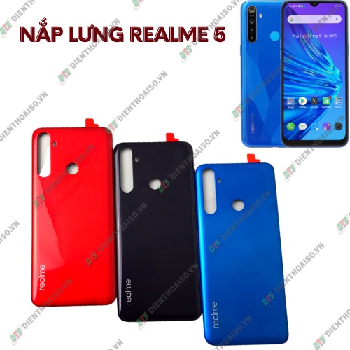 Nắp lưng realme 5