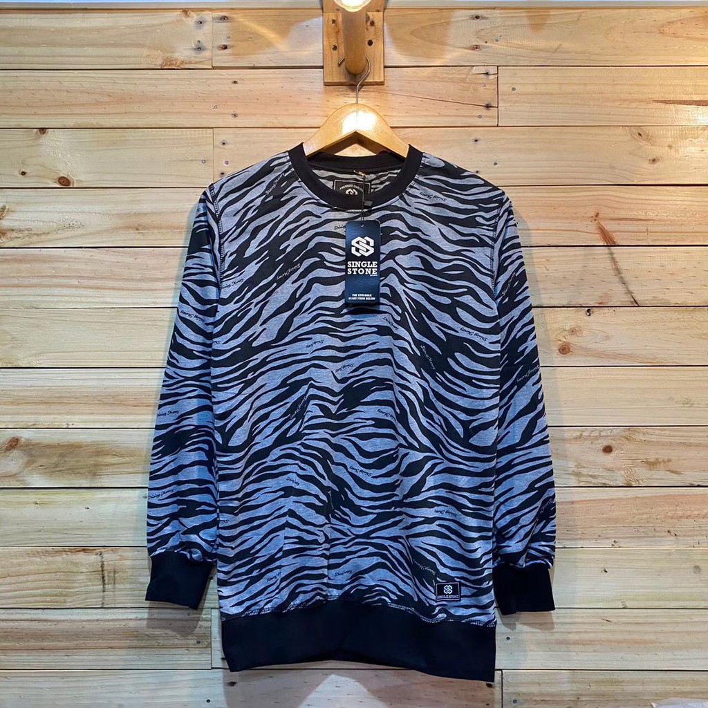 Áo Sweater Cổ Thuyền Chính Hãng In Chữ Distro Cho Nam Và Nữ