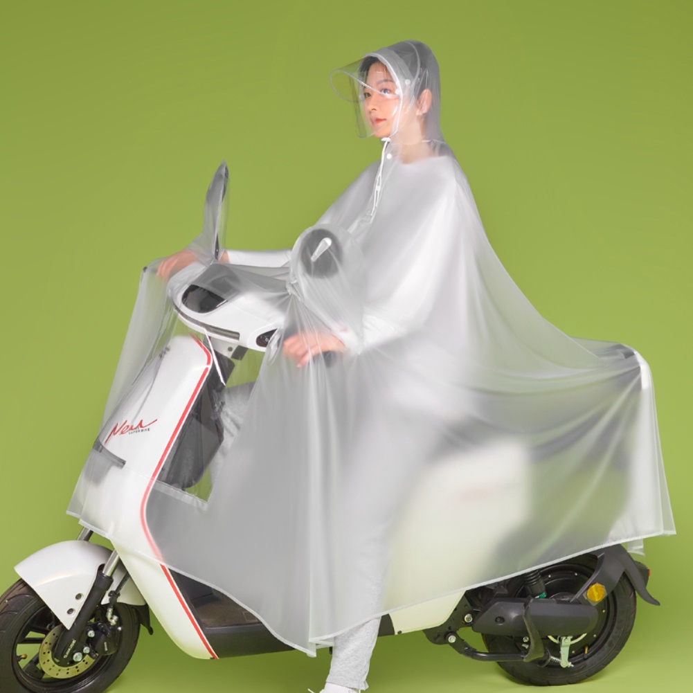 Áo Mưa Trong Suốt Có Mũ Trùm Tiện Dụng Thời Trang Unisex