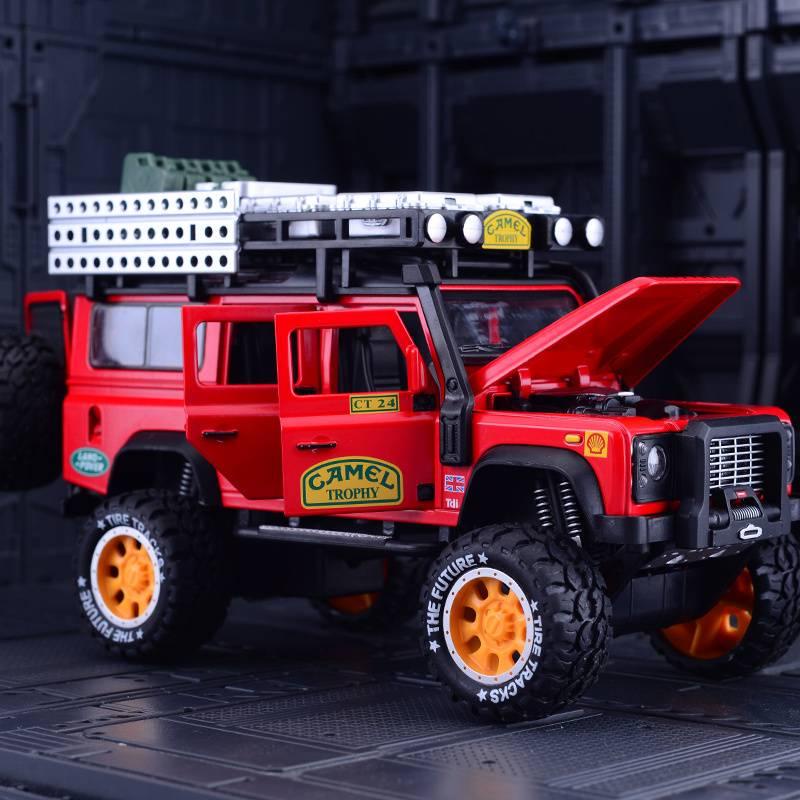 ToyToyMan ✨ Mô Hình Xe Hợp Kim Land Rover Defender Plus Tỉ Lệ 1:28 ô tô đồ chơi/vật trang trí/Món quà sinh nhật