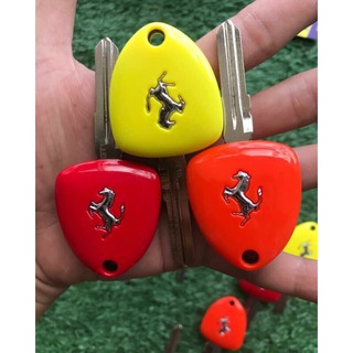 Vỏ chìa khoá xe Piaggio độ mẫu Ferrari ( có hộc nhét chíp ) xe Vespa , Liberty , Fly , Medley