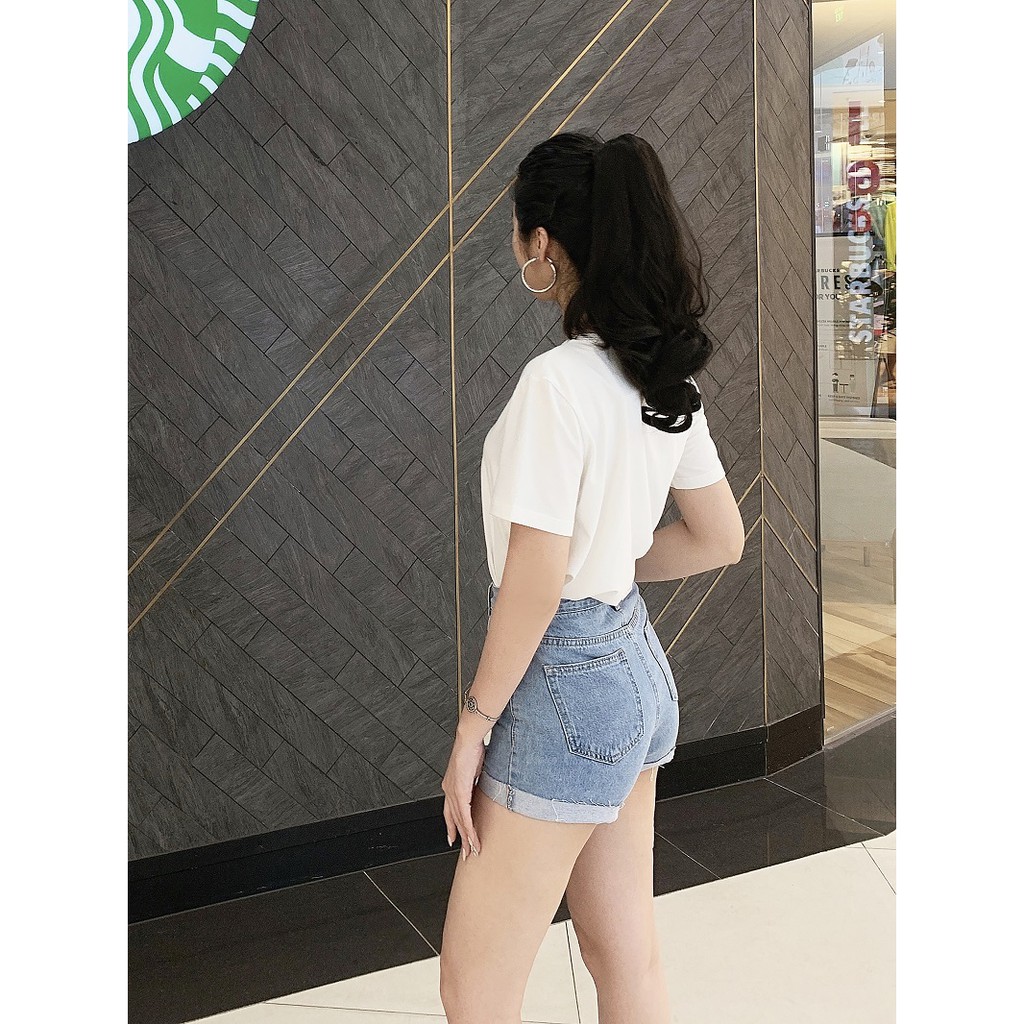 Quần short Jean rách - 20Again