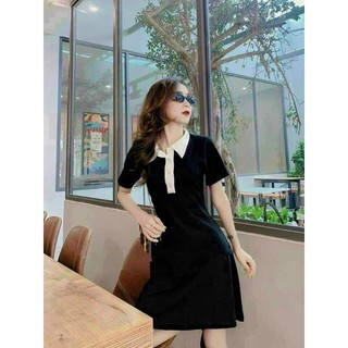 Đầm cổ trụ Big size dáng A