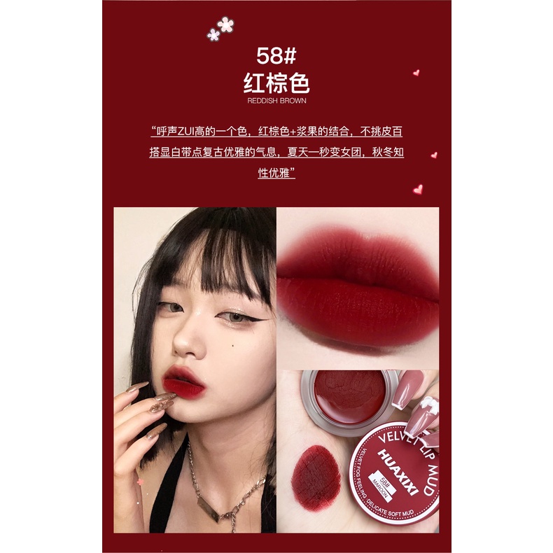 Son Kem Bùn Dikalu Velvet Lip Mud Nội Địa Trung Son Tròn Mềm Mịn Môi Somoholic SM21