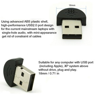 Đầu mic USB 2.0 mini chuyên dụng