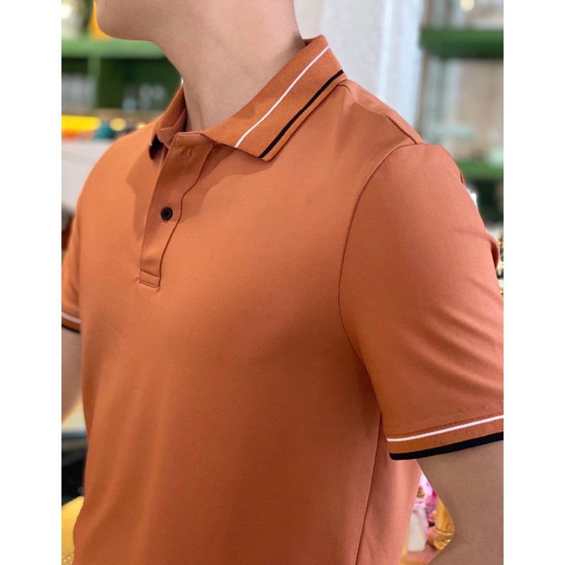[Video Thật]Áo Thun Nam Trơn Vải Cá Sấu Cotton Cao cấp Ngắn Tay Cổ Bẻ Phối Viền, Áo Phông Nam TT PoLo Mát Mịn 50_90kg | BigBuy360 - bigbuy360.vn