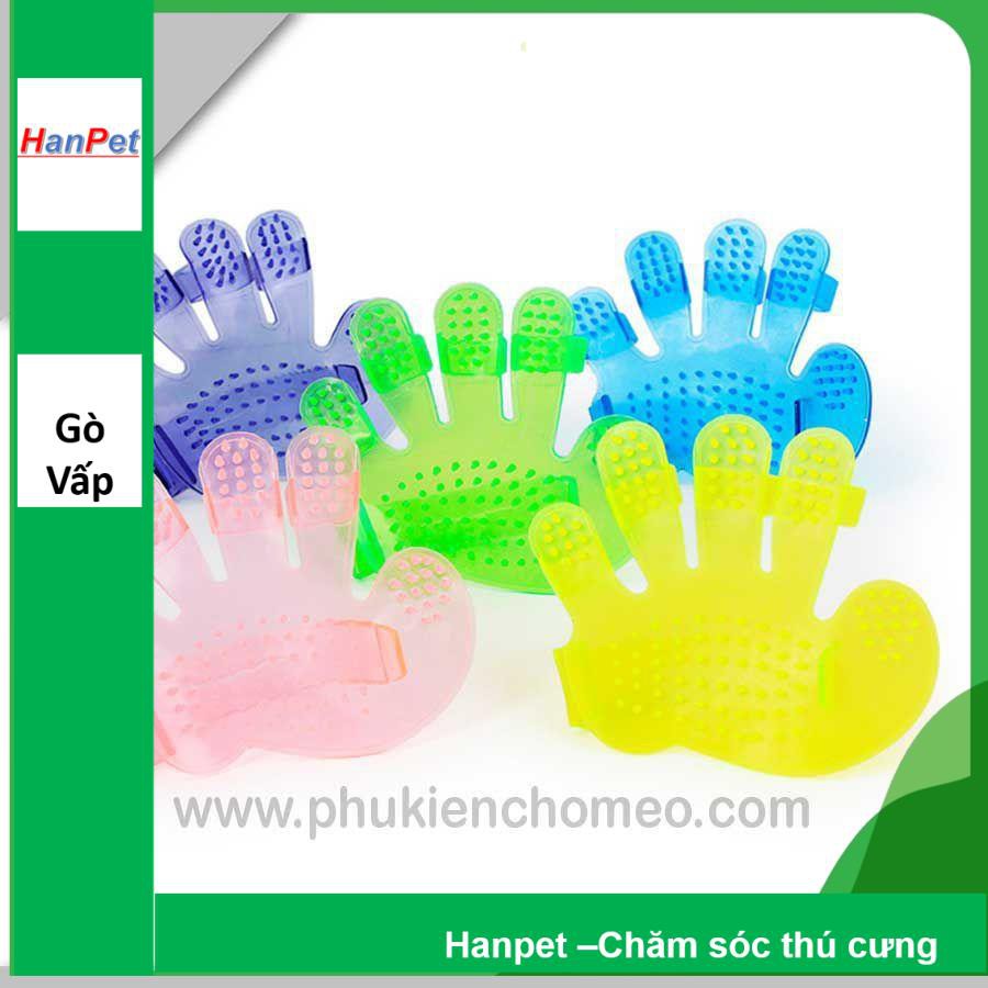 Hanpet.GV- 427- Găng tay tắm (- 4711509) găng tay tắm chó mèo.