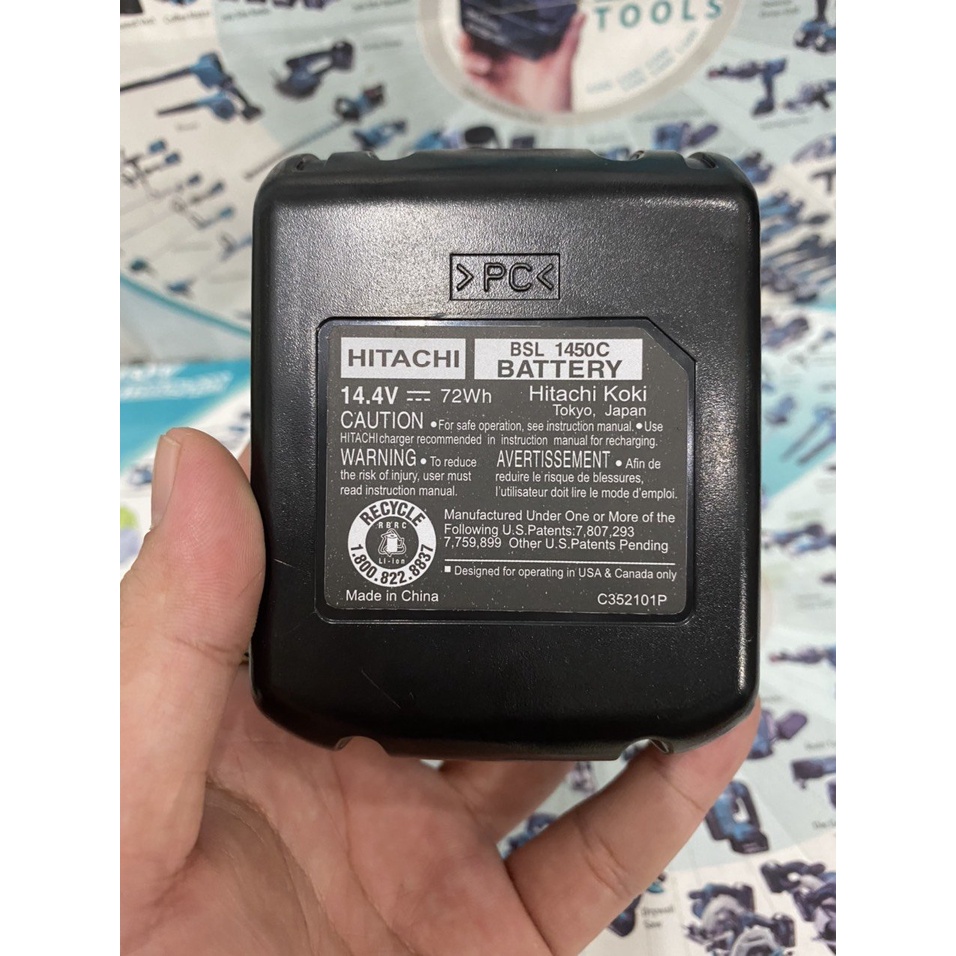 BN. Mạch Hitachi BMHTC14LD - 14.4V Li-ion, nhận sạc Adapter , đầy tự ngắt.