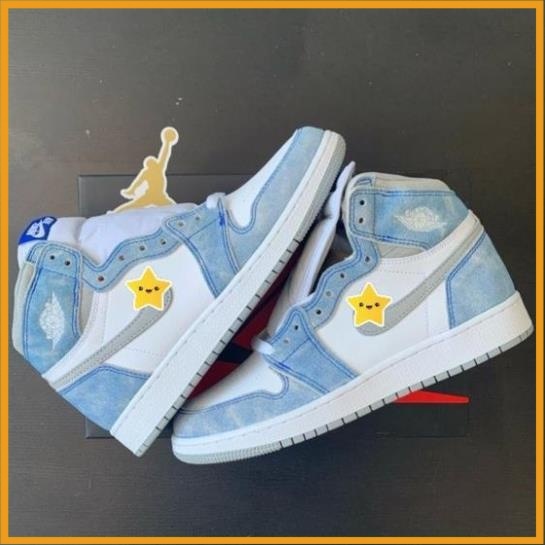 Giày Thể Thao Sneaker 𝗝𝗼𝗿𝗱𝗮𝗻 Hyper Royal Cao Cổ - Giày 𝗝𝗼𝗿𝗱𝗮𝗻 Hyper Royal Cổ Cao Nam Nữ Màu Xanh Nỉ Full Box