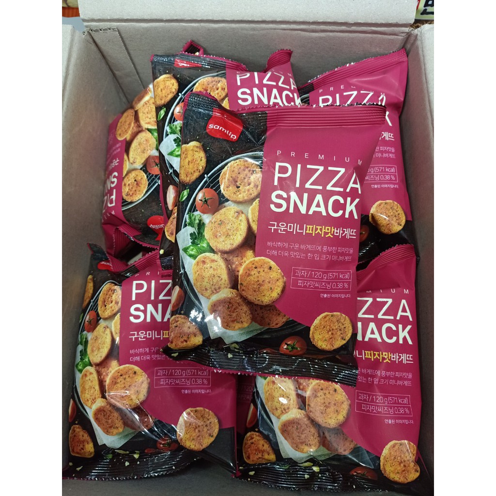 Snack Bánh Mỳ Nướng Pizza Samlip 120g Hàn Quốc - 8801068050592 Date 09/2020 - Chuyên sỉ