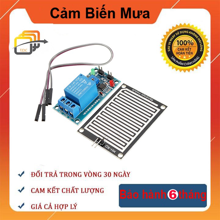 Modul cảm biến mưa –Tự học Arduino