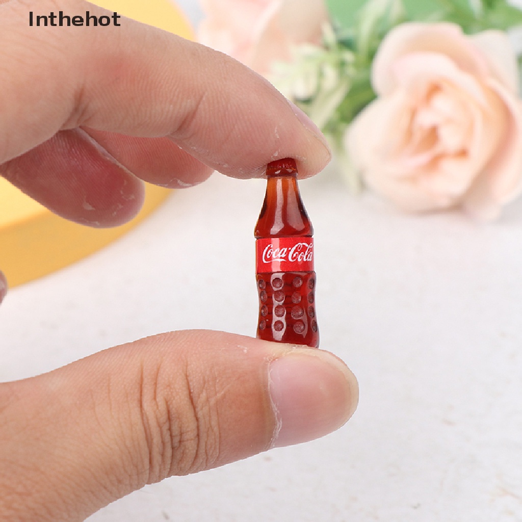 Bộ 4 Bình Nước Ngọt / soda mini Trang Trí Búp Bê