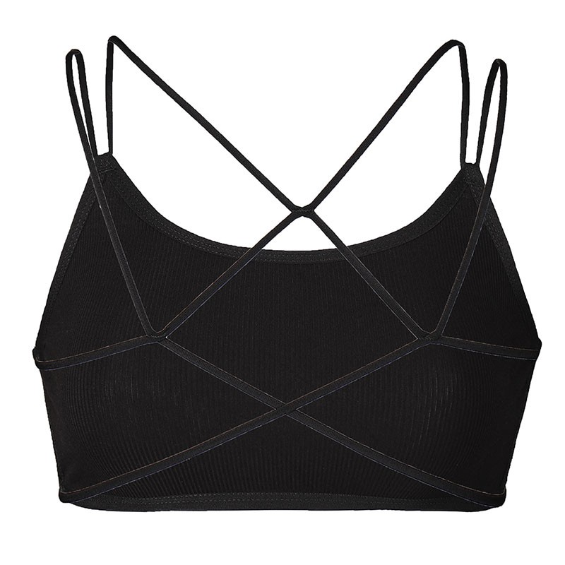 Bra cotton chống trượt thiết kế dây đan chéo lưng quyến rũ