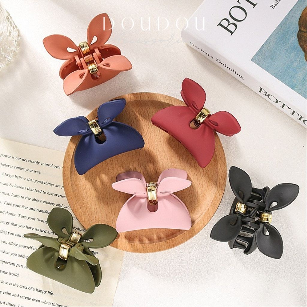 (XẢ KHO THANH LÝ) Phụ kiện kẹp tóc xinh DOUDOU Cặp tóc Kẹp càng cua Hàn Quốc tai thỏ phong cách Hàn Quốc ZJ030