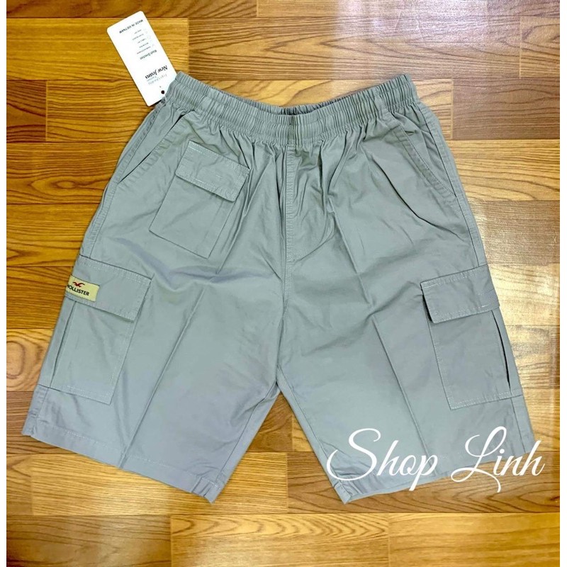 Quần đùi túi hộp nam  hàng công ty chất lượng cao .Quần short kaki lưng thun túi hộp nam