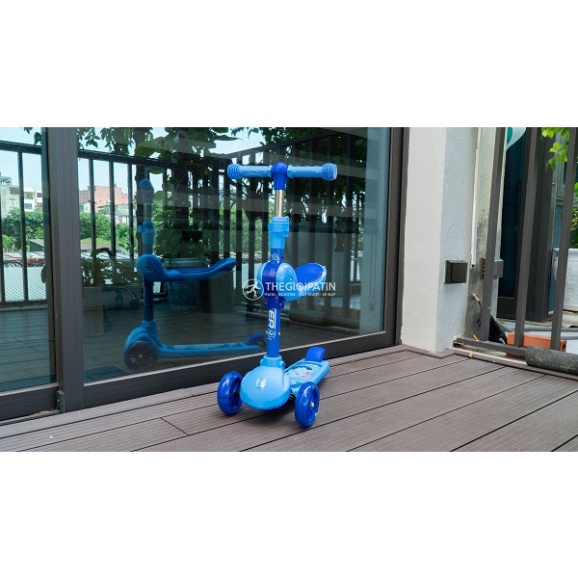 Xe trượt scooter trẻ em giá rẻ cho các bé 902, xe trượt chòi chân cho trẻ em có thể điều chỉnh chiều cao