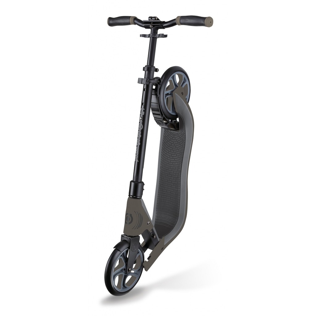[Mã LT500 giảm 500k đơn 2tr990] Xe trượt scooter 2 bánh GLOBBER ONE NL 205 cho thiếu niên và người lớn - Đen/Xám