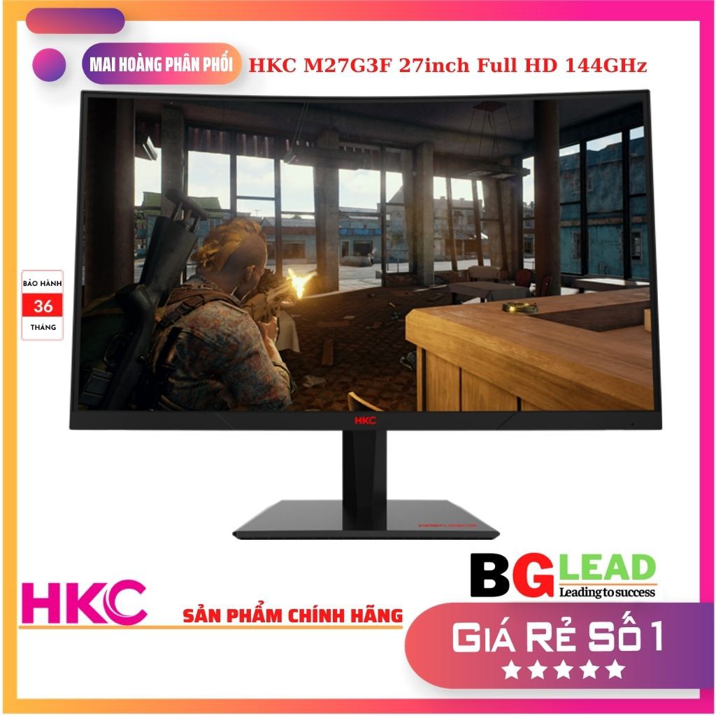 Màn hình gaming HKC M27G3F 27inch Full HD 144GHz Màn hình Led cong