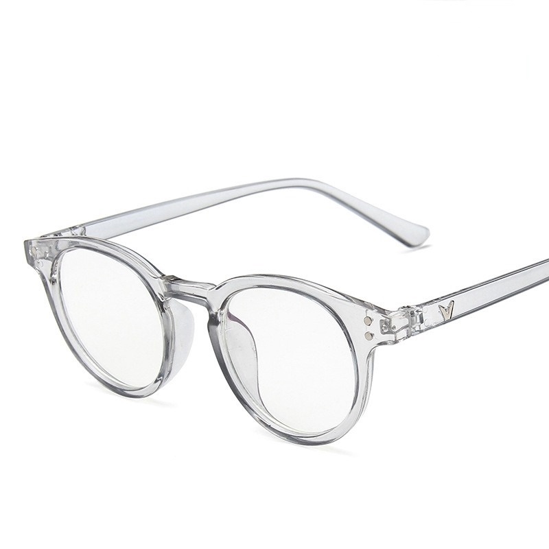 Kính mát gọng tròn chống tia ánh sáng xanh thời trang kiểu Hàn cổ điển năng động dành cho nam và nữ