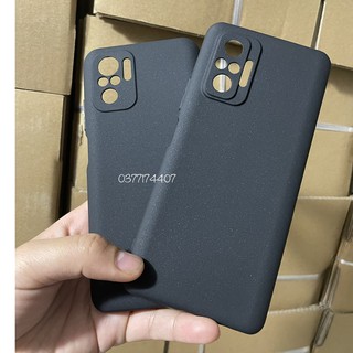 Ốp lưng dẻo nhám cho Xiaomi redmi Note 10, Note 10S, Note 10 Pro chống bẩn, vân tay mồ hôi siêu bền ( Màu đen )